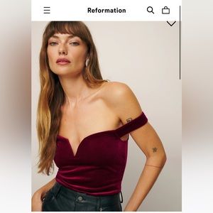 Reformation Andrea Knit Top NWT